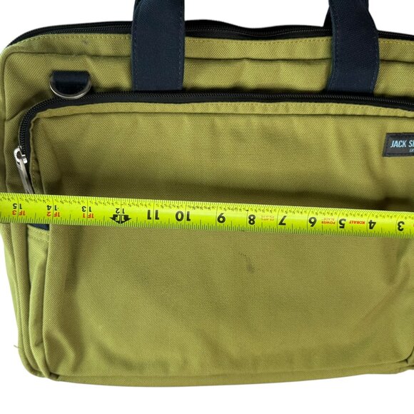 JACK SPADE Greene St. Messenger Bag. Green Canvas, Heavy Industrial. Durable. - Picture 6 of 10